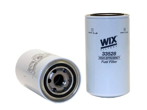 Heavy Duty Diesel Fuel Filter For FASS System FF3003 FS1001 With Pleated Paper Media Mesh Support And Quick Easy Replacement For Cleaner Fuel And Peak Performance, showing front and bottom view.