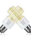 Two Pack 40W LED Light Bulbs With Crazy Bright 5000 Lumens 5000K Daylight White E26/E27 Base 300W Equivalent