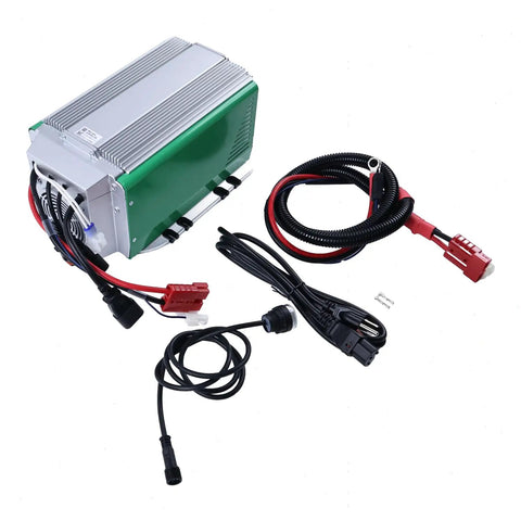 Kickstart Your Setup With This Heavy Duty 48V 30A Battery Charger Auto Cut Off X Led Display Replaces 128375GT 128375 For Genie Scissor Lifts And Booms