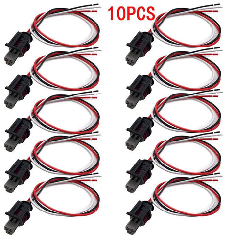 GT150 3 Pin Pressure Sensor Connector Kit With Wires 20 AWG 10 Pack Premium Aftermarket Plug Clip For Pressure Transducers