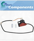 W10404050 Washer Latch Assembly Replacement Fits WTW5640XW3 Washer Easy At Home Install Durable High Quality Part That Extends Your Machine Life No Sweat DIY Fix Reliable Auto Fit, washer latch assembly with wiring harness