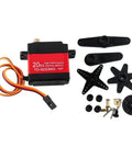 Heavy Duty Waterproof Digital Servo Motor Slamming Out Beast Mode Torque And Rock Solid Full Metal Gears For R C Trucks Robotics Builds Plus Electric Cars with connectors and gears.