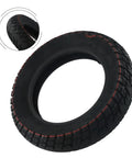 10 Inch Tubeless Scooter Tire 10x2.50 60-85-6 Off Road Replacement, black rubber with tread pattern, suitable for electric scooters