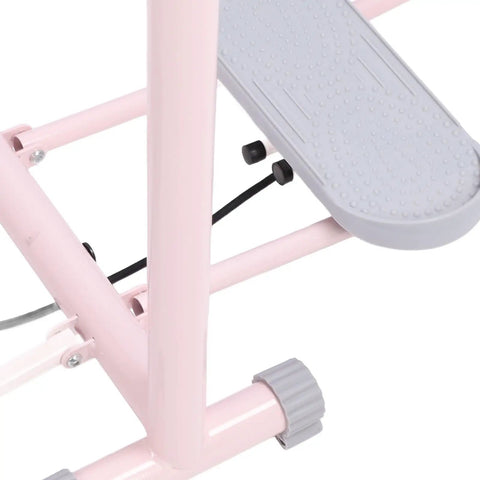 Detail of Thigh Strength Training Machine With AI Counting And Safe Bar For Beginners Ideal Home Gym Equipment, steel frame close-up