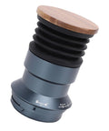 Crush Your Daily Brew Routine With This Straight Fire Manual Coffee Grinder Featuring A Rich Walnut Wood Lid And Nifty Silicone Bellow Blower For Zero Waste Single Dose Grinding At Home. Manual coffee grinder with ergonomic silicone bellow.