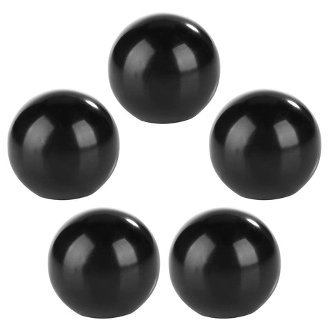Five Pack Black Round Ball Knobs With M8 Female Thread 32mm Diameter Bakelite Lever Knobs For Machinery Replacement Part And Tool Lever Handles