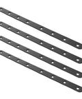 Beefy Stainless Steel Flat Plate Braces And Mending Plates For Wood Furniture Repair Straight Brackets For Cabinets 4 Pack