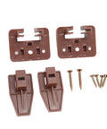10 Pack Drawer Track Guides And Glides For Furniture, Durable Plastic Replacement Parts with screws, Easy Installation Kit