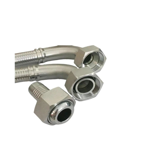 Premium Metric Hydraulic Fittings Made From 45# Steel For Industrial Use Providing Seals M24 To M52 Sizes Great Pros Seek Quality Machines Work With Zero Mess Saving Cash Parts Stick Together Pressure Needs Without Worries Buy Today Reliability, 45# steel hydraulic hose fittings