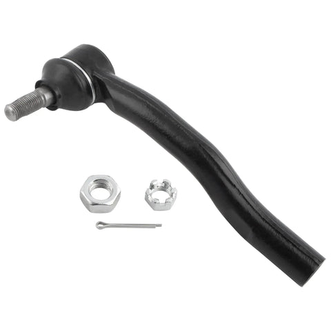 2 Piece Front Outer Tie Rod Ends Replacement Kit For Lexus ES300 2002 2003, Toyota Camry 2002 2003, Highlander 2001 2003 ES3601 ES3600 Front Left Right, black steel rod end with hardware