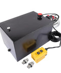 Beefy 12V DC Double Acting Hydraulic Dump Trailer Power Unit With 20 Quart Steel Reservoir SAE 6 Ports And 3200 PSI