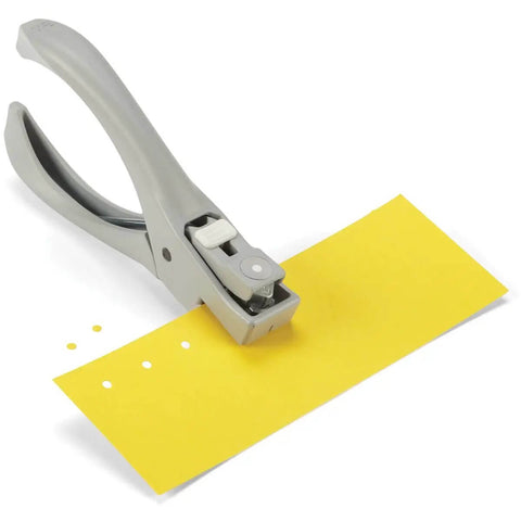 Heavy Duty One Eighth Inch Circle Craft Punch For Cardstock Chipboard And Lightweight Metal With Locking Handle Storage And Upside Down For Precise Placement punching yellow cardstock