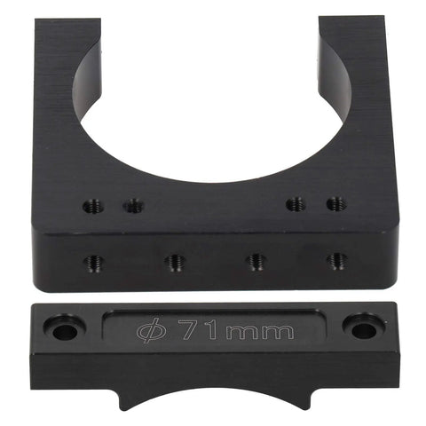 Must-Have Spindle Motor Mount Bracket Clamp For CNC Engraving Machines Featuring Solid Aluminum Alloy build with 71mm size.