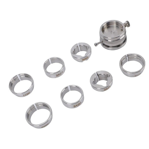 Pro Grade Watch Movement Fixing Kit, 8 Piece Stainless Steel Movement Holder Base With Repair Tools, Compatible With 2824 2671 7750 2000 8500 3100 3135 Movements