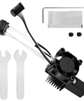 All In One Hotend Kit For Bamboo Lab P1P And P1S 3D Printers with cooling fan, tools, and connectors set