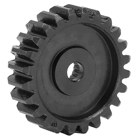 Five Pieces Steel Servo Spur Gear Set With 24 Tooth Internal Spline And 0.8 Module for robust precision drive systems.