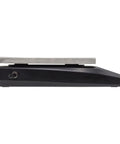 Side view of 22-Pound Digital Portion Control Scale with Tare and Hold, NSF Stainless Steel Platform, Precise 0.1 Oz Increments for Quick, Accurate Weighing