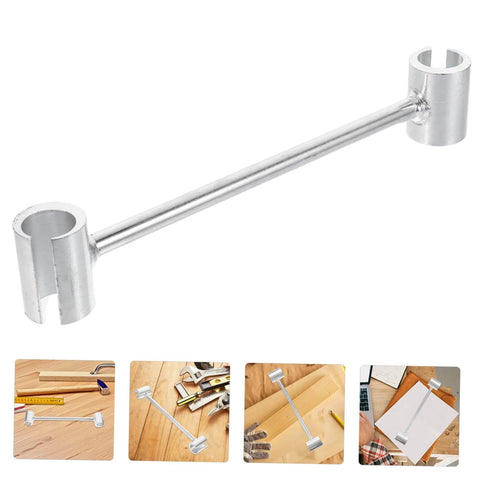 Beefy Heavy Duty Hinge Adjustment Wrench Tool For Door Repair, Precise Hinge Gap Alignment Spanner, metal construction, top view