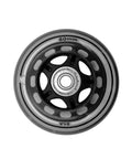 80mm Wheel Kit With SG7 Bearings And 6mm Spacers For Inline Skates 8 Pack Pro Grade Replacement Wheels, close-up of single wheel.