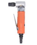 Pro Grade Air Die Grinder With Hella Comfy Ergonomic Handle And Precision Ball Bearing Design For Silky Smooth Grinding Tasks Featuring Lightweight Aluminum Body And Badass Vibration Control To Crush Any Shop Project Today, side view with ergonomic handle.