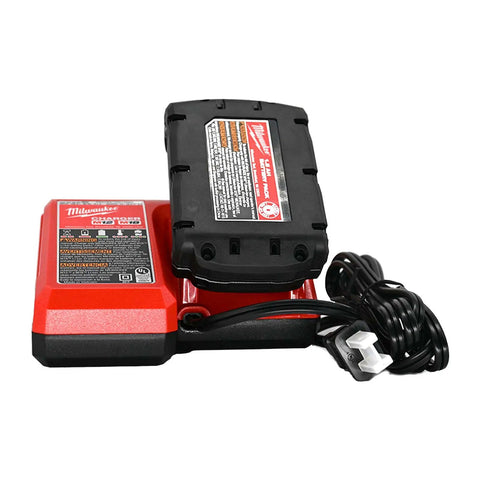 Compact Half Inch Hammer Drill Driver Kit M18 cordless quick charger and 1.5Ah battery, designed for fast construction jobs.