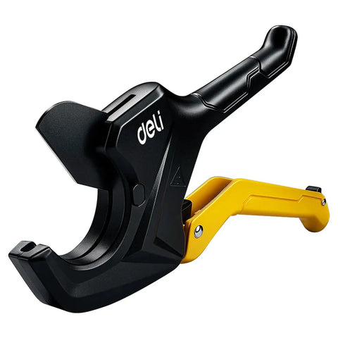 Heavy Duty Ratchet Pipe Cutter Up To Two And A Half Inch For PEX PVC PPR Hoses And Plumbing Pipe With Aluminum Alloy Blade And Teflon Coating