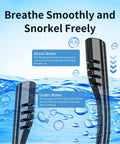 Diagram explaining air flow in Mini Scuba Tank With Full Face Mask Snorkeling Kit No Hoses Just Breathe 3000 PSI Black.