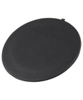 Rear Bumper Tow Hitch Ball Hole Cover For Dodge Ram 1500 Through 3500 2003 2020 black disc, rugged aftermarket replacement