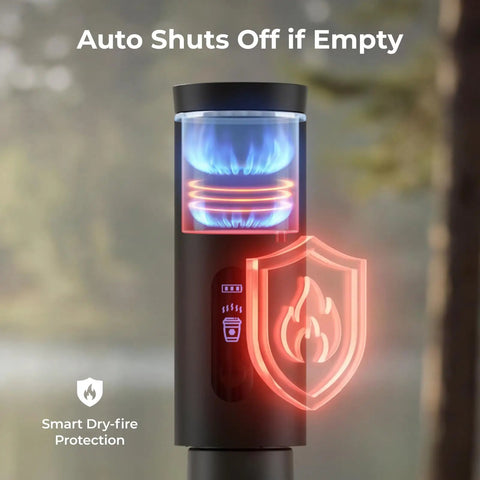 Portable Drip Coffee Maker On The Go 2 In 1 Compatible With K Cup And Ground Coffee Self Heating With LCD Display USB C, auto shut-off