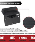 Center Console Armrest Latch Replacement For Dodge Ram 1500 2500 3500 4500 5500 2013-2018 black plastic design