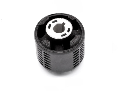 Heavy Duty Rear Motor Bushing Replacement For Tesla Model 3 And Model Y Clean Install Drivetrain Support Tight Fitment Smooth Ride Direct Drop In Vibration Control Real Deal Fix - close-up view of rubber-to-metal bushing.