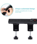 One Hand Access Desk Edge Power Strip Clamp Mount Space Saving Cable Organizer Holder Compatible With Belkin And Other Mountable Strips