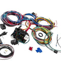 Universal 12V Wiring Harness And Fuse Kit With Plug And Play Connector, 21 Circuits And 17 Fuses For Halogen, LED, And HID Headlights