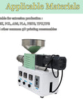 Heavy Duty Single Screw Extruder For Cranking Out 3D Printer Filament With A One Inch Barrel And Sixteen To One Ratio On A Compact 110 Volt Desktop Setup, showing material hopper.