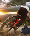 Mountain biker using Ride Ready Disc Brake Pads For Shimano Mountain Bikes M315 M355 M515 M525 C501