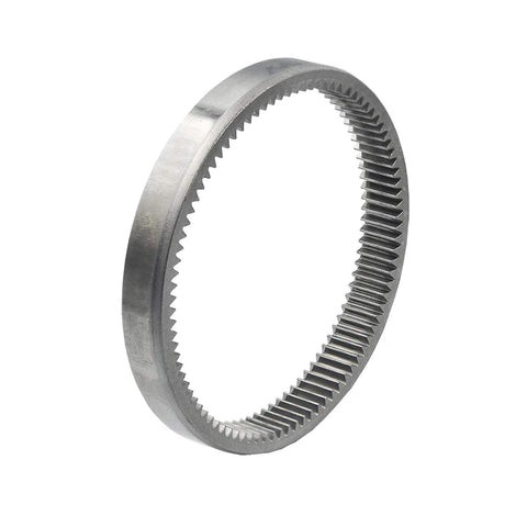 Heavy Duty 1/12 RC Hydraulic Excavator Rotary Motor Pinion And Internal Ring Gear Set, 93 tooth steel ring gear, side view