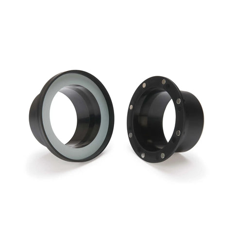 Heavy Duty 4 Inch Magnetic Hose Connector With Slick Rare Earth Magnet Grip, featuring rugged ABS build and tool-free design for easy connections.