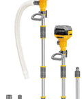 20V Battery Powered Water Transfer Pump Cordless Go Anywhere Stick Pump With 37 Inch Hose And Detachable Rod 800 GPH display