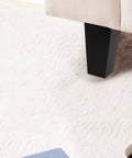 Close-up of one leg from 4 Pack Black Wood and Iron Furniture Legs Replacement for Cabinets and Benches