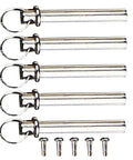 Hand Fan Repairing Kit 25mm Copper Shaft Fasteners Replacement for Folding Hand Fans shown with fasteners and rivets