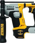 20V Max Cordless SDS Plus Rotary Hammer Drill 5/8 Inch Tool Only With Brushless Motor side view with handle