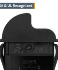 Close-up of Straight Up Heavy Duty Plug And Play Dual Voltage Safety Toggle Switch 16 Amp On Off for safe operation.