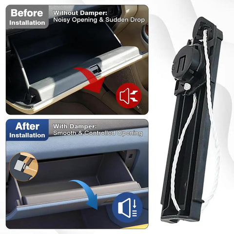 Built Tough No Slam Glove Box Door Damper Struts For Jeep Grand Cherokee And Dodge Durango 2011 To 2020 installation comparison