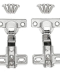 Twenty Five Millimeter Soft Close Hydraulic Buffer Dampers Two Pack For Kitchen Cupboard Doors with included screws.