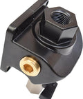 Dual Port Outlet Kit With Shutoff For Three Quarters Inch Maxline System, Nylon Molded Block, One Half Inch Female NPT Ports closeup