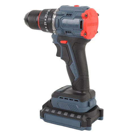Heavy Duty Cordless Drill Set With Brushless Motor Delivers Knockout 45Nm Torque And Rock Solid 1500Rpm Speed For Serious Builders, featuring ergonomic design and 2000mAh battery.