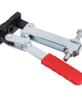 Heavy Duty Horizontal Toggle Clamp For Metal Plates And Circuit Boards, 636 Kg Clamp Force, Iron And Plastic Construction, Rugged Fixture Tool
