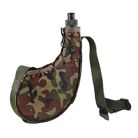Leakproof Outdoor Water Bottle With Oxford Cloth Canteen Large Capacity For Camping And Backpacking Hydration On The Go Durable And Lightweight
