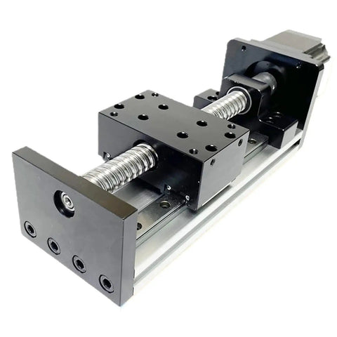 Rock Solid Linear Motion Guide System With SFU1605 Ballscrew, MGN C7 Rail, And NEMA23 Stepper Motor for DIY Router Stage 200mm Travel