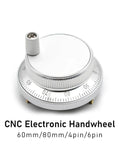 Pulser Handwheel 5V 6Pin Pulse Generator Hand Wheel 60mm Rotary Encoder 100 PPR Manual Pulse Controller Pro Grade